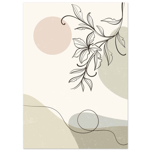 Artfulprints  Boho – Soft botanics   poster 50x70 cm - vtwonen shop