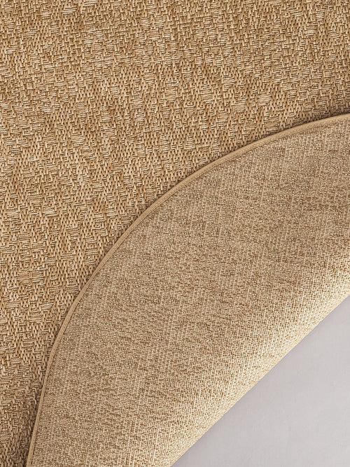AFK Living vloerkleed Crochet - voor binnen en buiten - beige - 230 x 230 cm