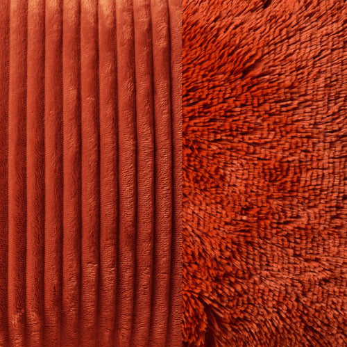 KUSSENSET - 2-delig - Cosy Layers - 60x60 cm, 45x45 cm - inclusief binnenkussens - oranje