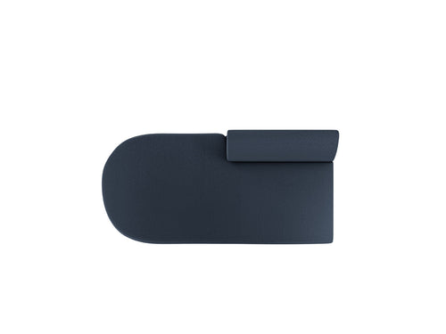 Micadoni Module Miley 2-zits, boucle donkerblauw - 90x158x70cm