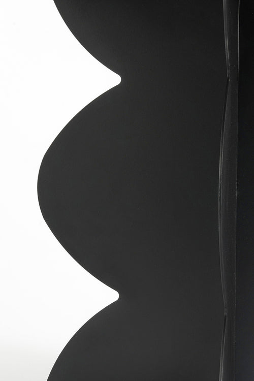 Mica Decorations Rafi Bijzettafel - H40 x Ø45 cm - IJzer - Zwart - vtwonen shop