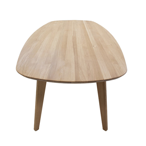 DÉJA Living Eettafel Maeve - Deens Ovaal - Naturel - Eikenhout - 240cm