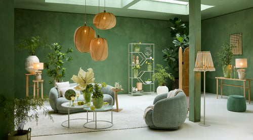 Light & Living schaal BELO - 50x24x6cm - groen