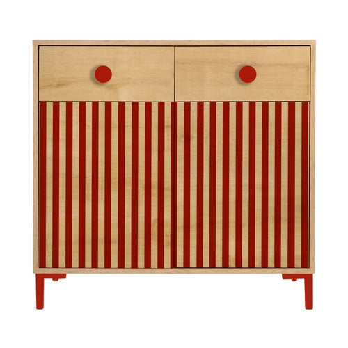 Really Nice Things Comoda Alise Kids Roble - Rood Strepen - vtwonen shop