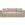 Cosmopolitan Design Modulaire bank Strino 3-zits, flueel grijs - 98x220x78cm