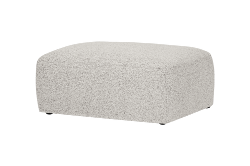 noo.ma Yaro Ottoman Clay Grey Mélange - voetenbank en extra zitplek, 99,5 x 70 x 40 cm