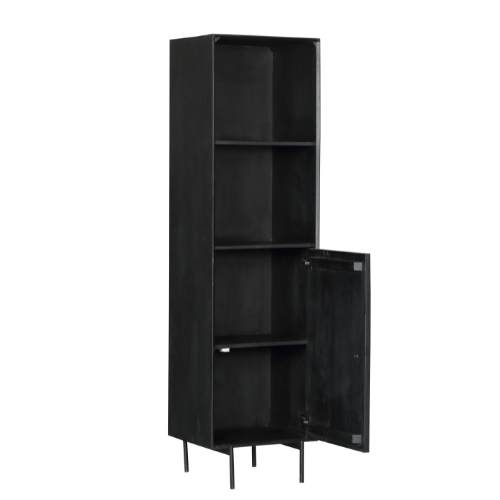 Starfurn  boekenkast Madison - zwart - 45x55x200cm - vtwonen shop