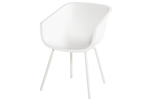 Hartman Tuinstoel Amalia Rondo - Wit Kunststof - Set Van 2