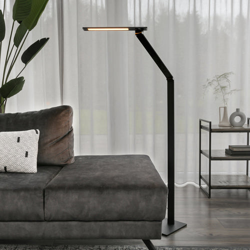 Steinhauer vloerlamp serenade - 1 lichts - 24x 140 cm - zwart - vtwonen shop