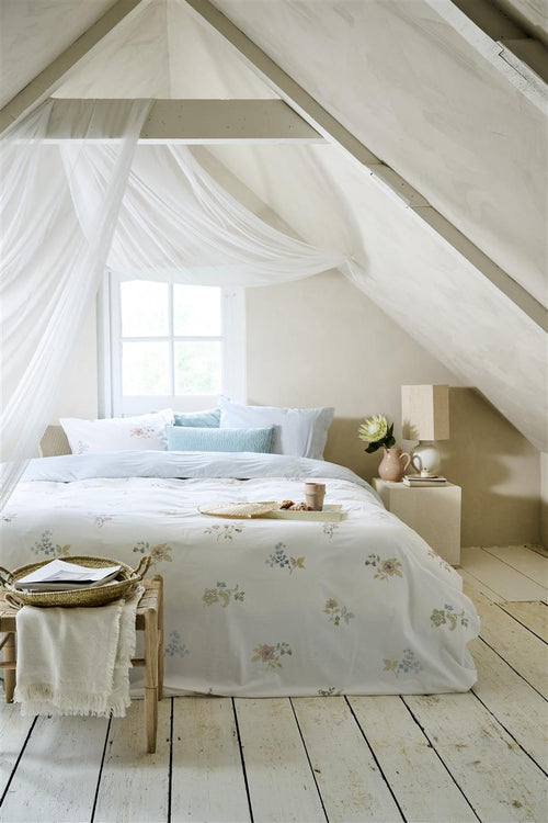 Pip Studio dekbedovertrek Blossom Chique - 140x200/220 cm - wit - vtwonen shop