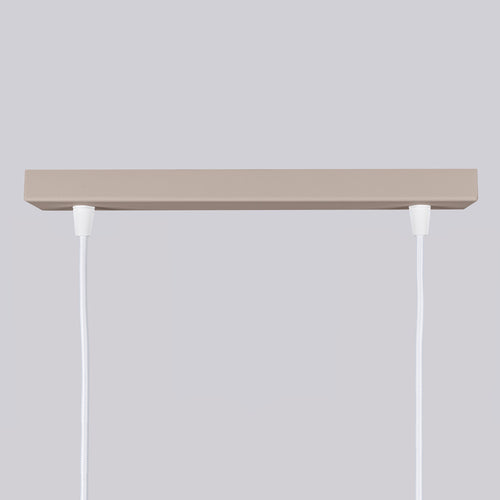 Sollux Lighting Hanglamp KARBON 2 taupe - 30x6,5x90cm