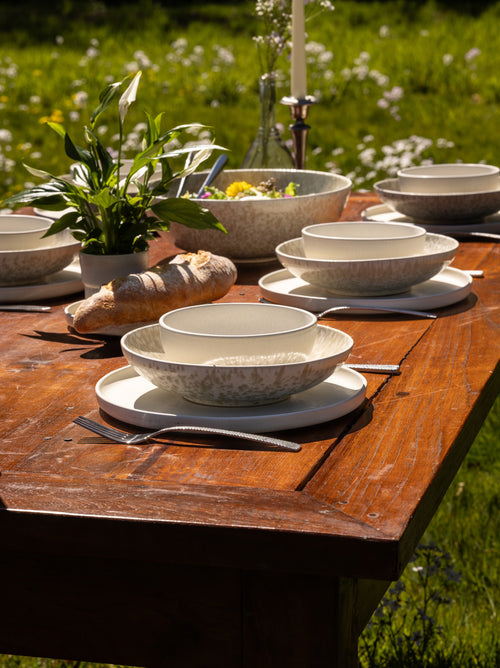 Mimo Homeware saladeschaal Limestone Valley - 29,5 cm