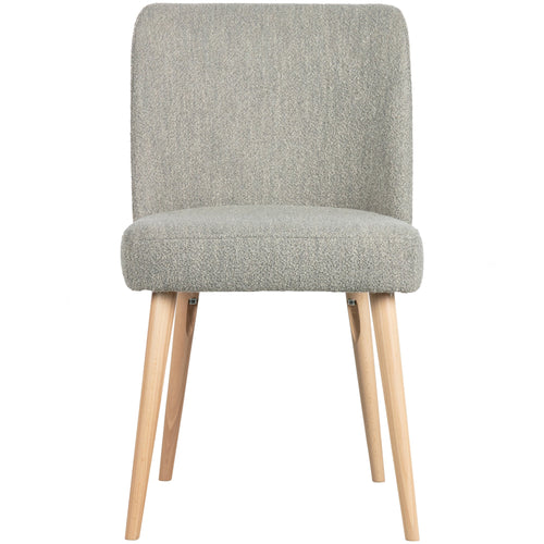 vtwonen eetkamerstoelen Force - Bouclé - Grijs - Set van 2 - vtwonen shop