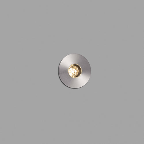 Faro Grund - LED Small Outdoor In Grond Inbouwspot Mat Nikkel IP67