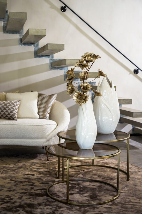 Light & Living tafel  - goud - 75x75x44 cm