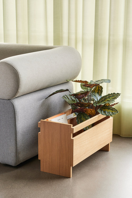 Hübsch bloempot Forma - mdf/eikenfineer - 70x30xh40cm - vtwonen shop