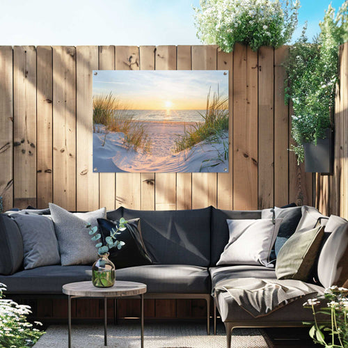 Reinders tuinposter Zonsondergang - 60x80cm