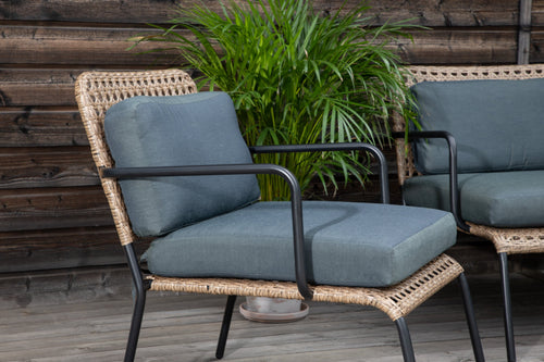 Rebellenclub Loungeset Clove - Naturel Rattan