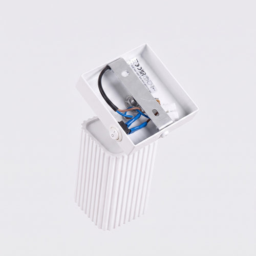 Sollux Lighting Wandlamp RAYO wit met schakelaar - 8x16x16cm