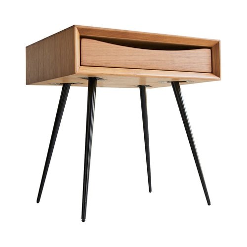 Tikamoon Teakhouten nachtkastje - Naturel - vtwonen shop