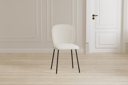 Rebellenclub  Torrud Eetkamerstoel - Set van 2 - Cream