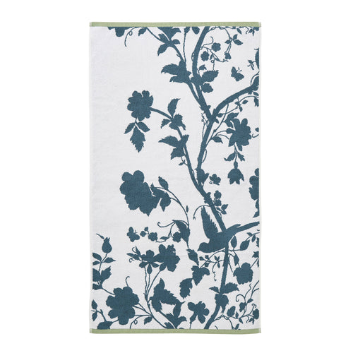 Laura Ashley Badhanddoek Oriental Garden Dusky Seaspray 70x125cm - vtwonen shop