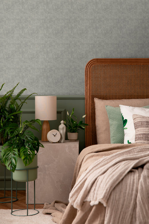 Sanders & Sanders behang linnenstructuur donkergrijs - 53 cm x 10 m - 640263 - vtwonen shop