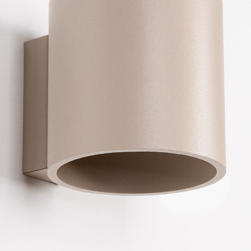 Sollux Lighting Wandlamp ORBIS 1 taupe - 10x12x10cm