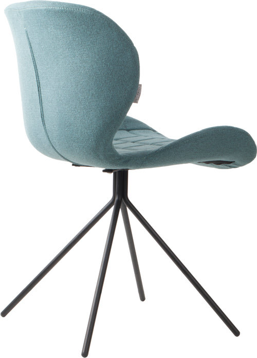 Zuiver OMG Eetkamerstoelen Blauw - Set van 2 - vtwonen shop