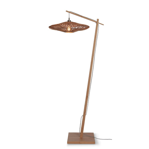 GOOD&MOJO vloerlamp Zanzibar - bruin - Ø55cm - vtwonen shop
