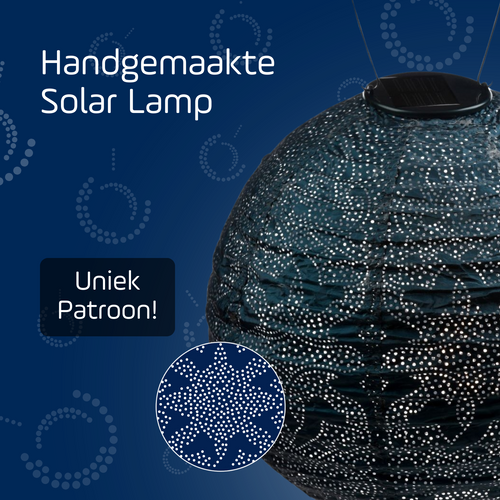 Lumiz solar lampion - petrol set - 3 stuks