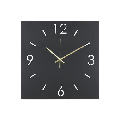 Spinder Design klok Time 40 X 40 - Zwart - vtwonen shop