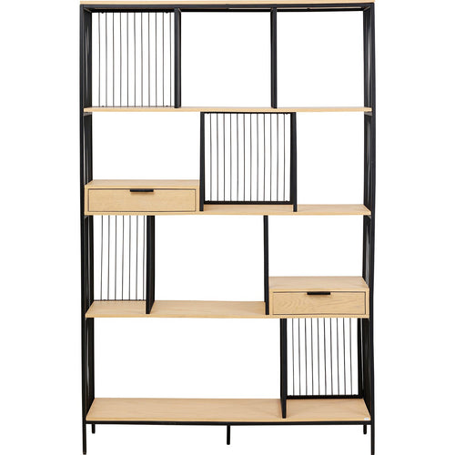 Kare Design Bookshelf Bologna nature 200x125cm - vtwonen shop