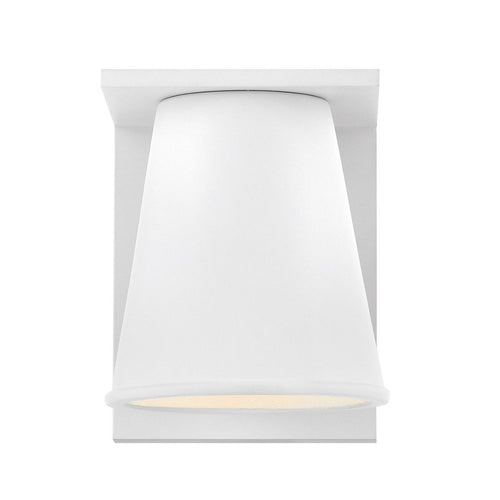 Außenwandleuchte Downlight Modern Strukturiert Weiß 2700K IP44 1x GU10