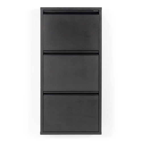 Spinder Design schoenenkast Billy 3 - Zwart - 6 paar schoenen - vtwonen shop