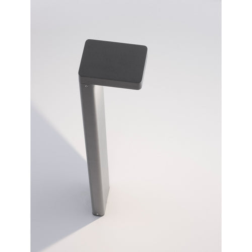 Merano Alberta Tuinpaal antraciet aluminium, helder glas LED 8W 560Lm 3000K IP65