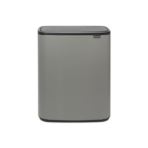 Bo Touch Bin, met 1 binnenemmer, 60 liter - Mineral Concrete Grey - vtwonen shop