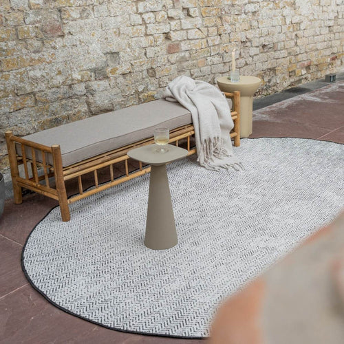 Eva Interior Buitenkleed Dahl Ovaal - Zwart - Dubbelzijdig