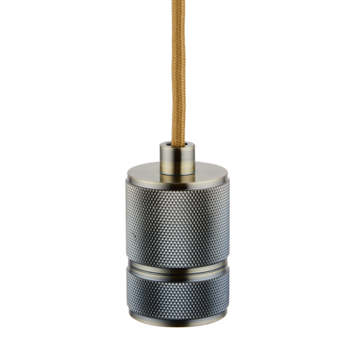 Lighto | Pendel Brons E27 fitting | Classic | 1.5m Snoer | Met Plafondkap