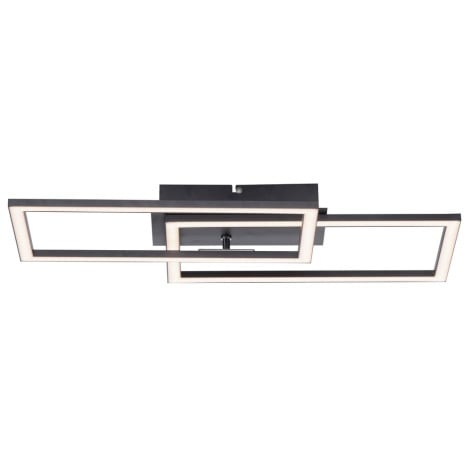 Paul Neuhaus plafondlamp Iven - 1 lichts - 31  x 7   cm - zwart - vtwonen shop