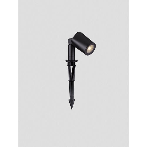 Nova Luce SPY 19 cm buitensteker met zandkleurige zwarte GU10 fitting, 1x10W, IP65