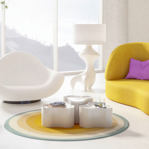 Kare Design Salontafel Lotus 30cm wit