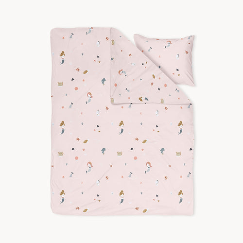 Petite Amélie Dekbedovertrekset – 140x200 cm – 100% Biologisch Katoen – Mermaids - vtwonen shop