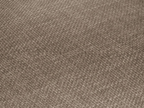 Micadoni - Bank "Ruby" 4 zitplaatsen, structurele stof, donkerbeige - 93x302x69cm