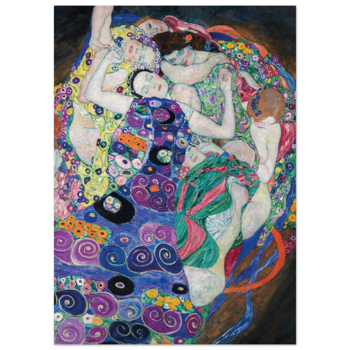 Artfulprints  Gustav Klimt - The maiden   poster 50x70 cm