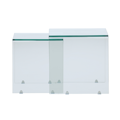 Nest living Cornelis Glazen Bijzettafels  - Set Van 2