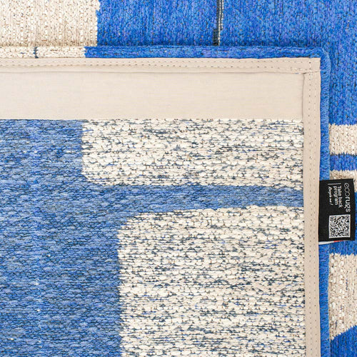 Louis De Poortere vloerkleed Campanula - blauw - 80x250cm - vtwonen shop