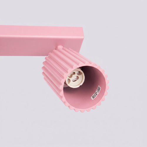 Sollux Lighting Plafondlamp KARBON 2 roze - 30x6,5x16,5cm