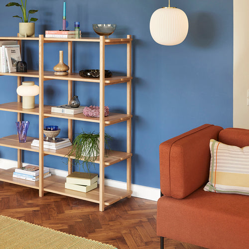 Hübsch vaas Bloom - glas - ø15xh18cm - vtwonen shop