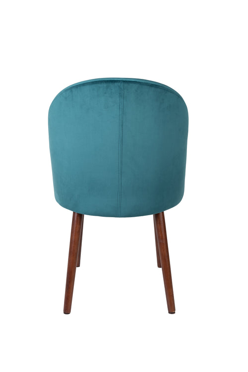 Dutchbone Barbara Eetkamerstoelen Blauw - Set van 2 - vtwonen shop